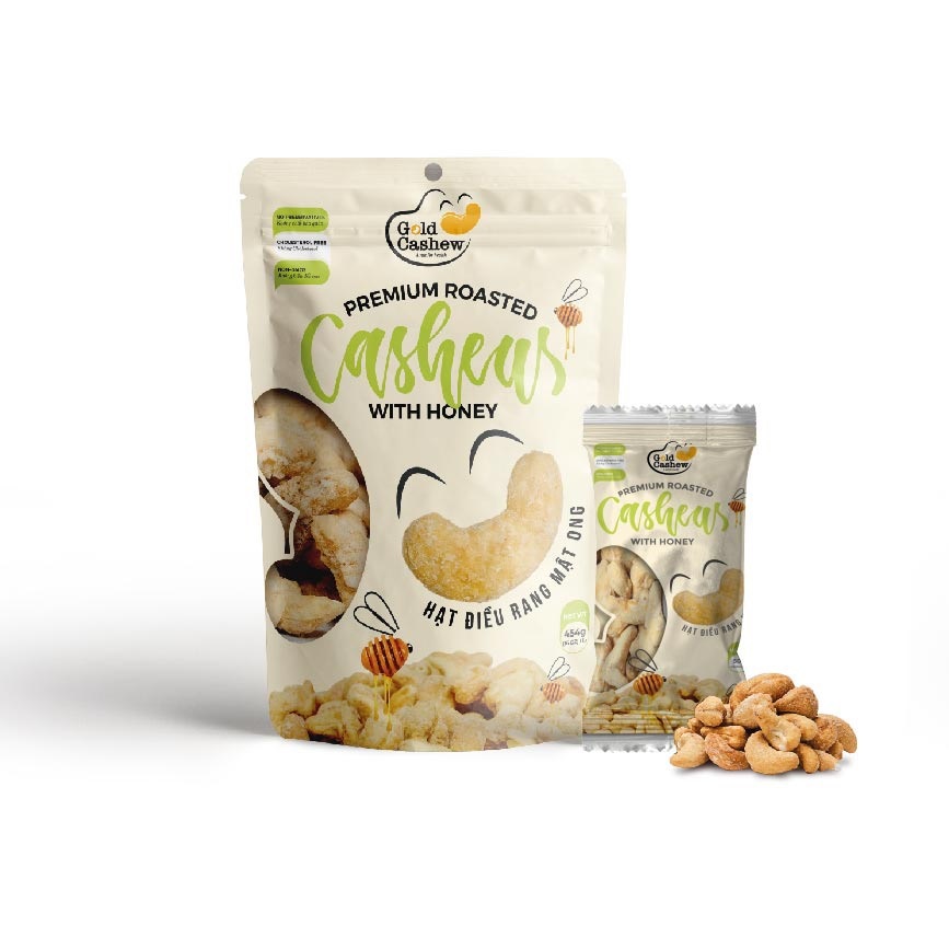 Anacardos tostados premium con miel.