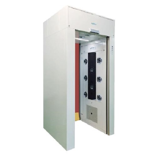 Airshower de puerta enrollable