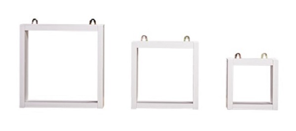 Conjunto de estanterías cuadradas