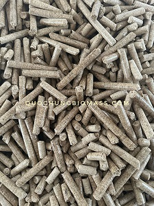 Pellets de cáscara de arroz