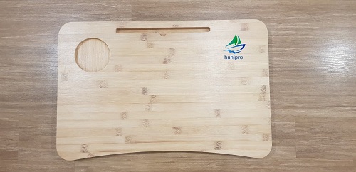 Mesa de trabajo plegable de bambú