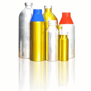 Botella de aluminio con tapa de rosca interna para protección...