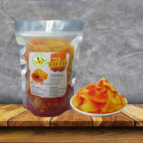 Papaya deshidratada suave