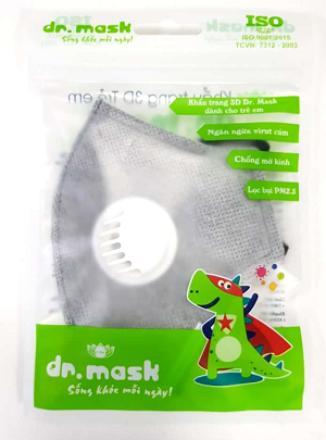 Paquete 3DKIDS de 1 mascarilla para niños.