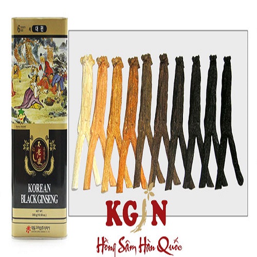 Ginseng negro seco coreano
