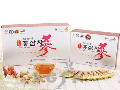 Té de ginseng rojo