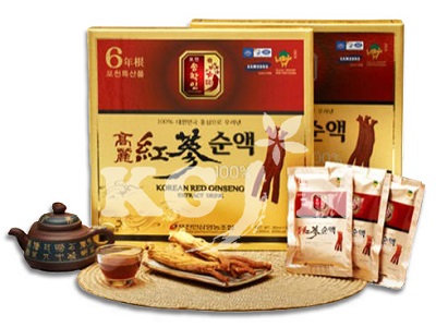 Jugo de ginseng rojo de Pocheon