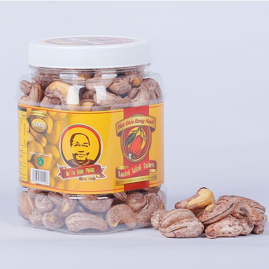 Nueces de anacardo tostadas y saladas