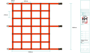 Red de eslinga de cinta, red de PVC