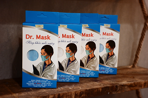 Caja de mascarillas médicas