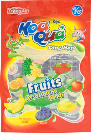 Bolsa de plástico compuesto de frutas