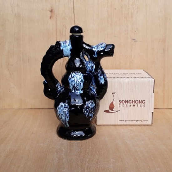 Botella de calabaza de vino