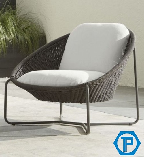 TP0107 Silla de café de ratán sintético
