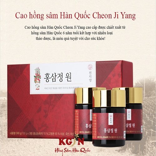 Cheong Ji Yang ginseng rojo coreano