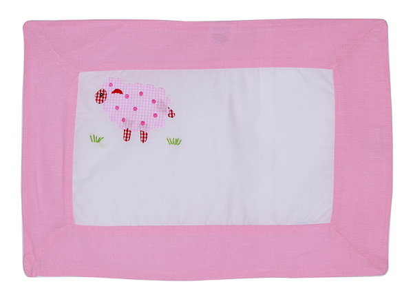 Funda de almohada rosa