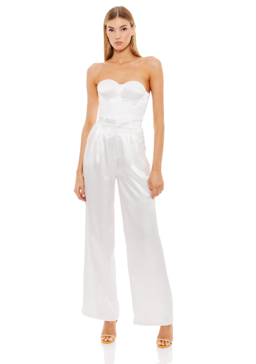 Conjunto de corsé y pantalones