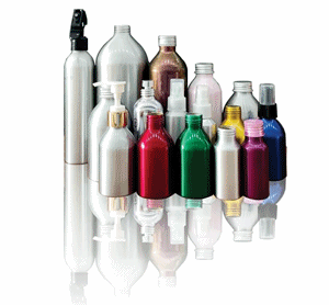 Botellas de aluminio para cosméticos