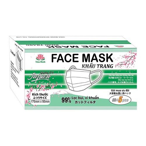 Mascarilla médica blanca de 3 capas