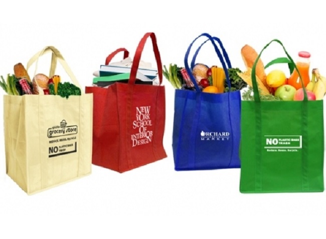 Bolsa publicitaria de tela no tejida