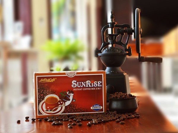 Sunrise 3 en 1 café con leche instantáneo