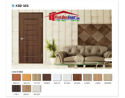 Puerta de plástico para dormitorio coreano