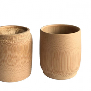 Taza de bambú para beber