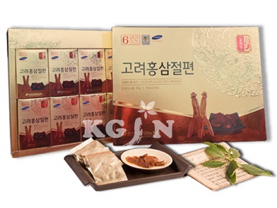 Ginseng en rodajas con miel