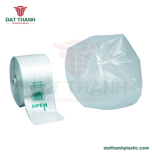 Bolsa de sellado estrella transparente de HDPE en rollo