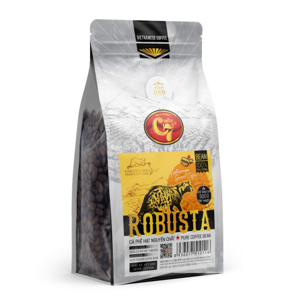 Granos de café tostados