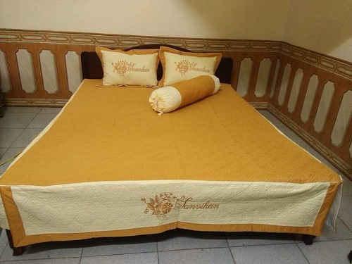 Juego de ropa de cama de algodón satinado