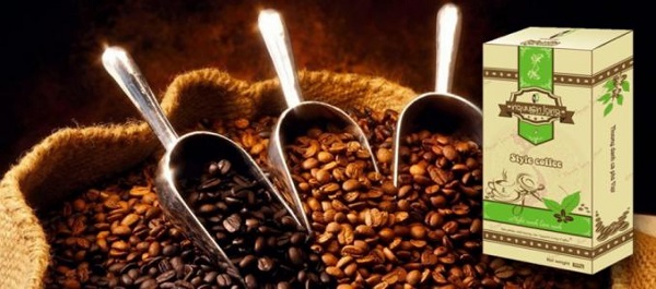 Café molido tostado de espresso Arabica.
