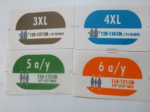 4 - Calcomanías adhesivas de colores