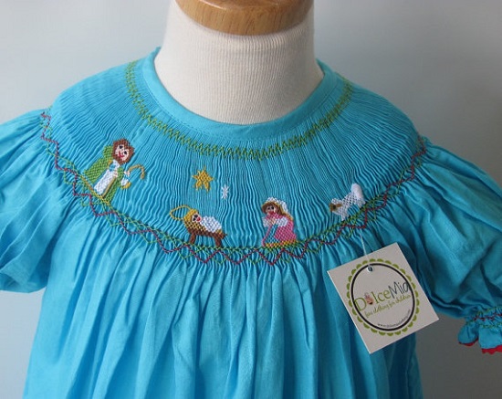 Vestido fruncido