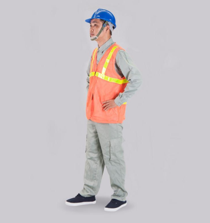 Chaqueta reflectante naranja