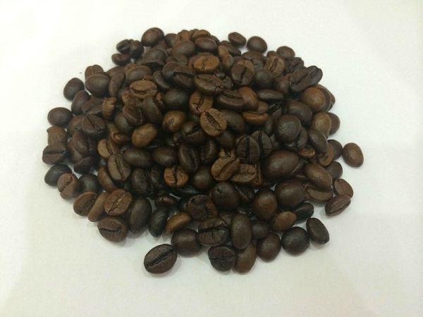 Granos de café de comadreja