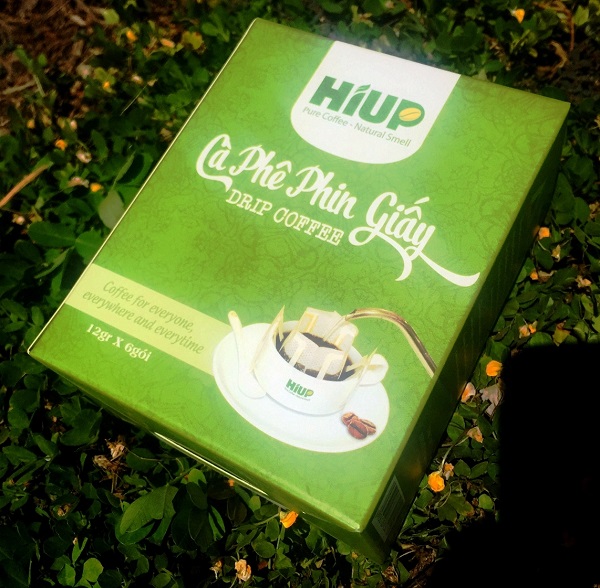 Café filtrado con papel Hiup