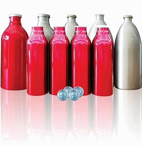 Botellas de cerveza de aluminio