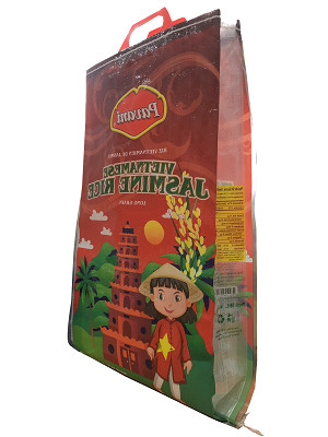 Bolsa de polipropileno tejido para arroz