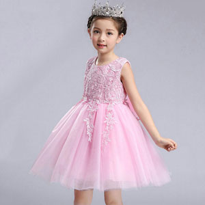 Vestido de Encaje para Niña Princesa