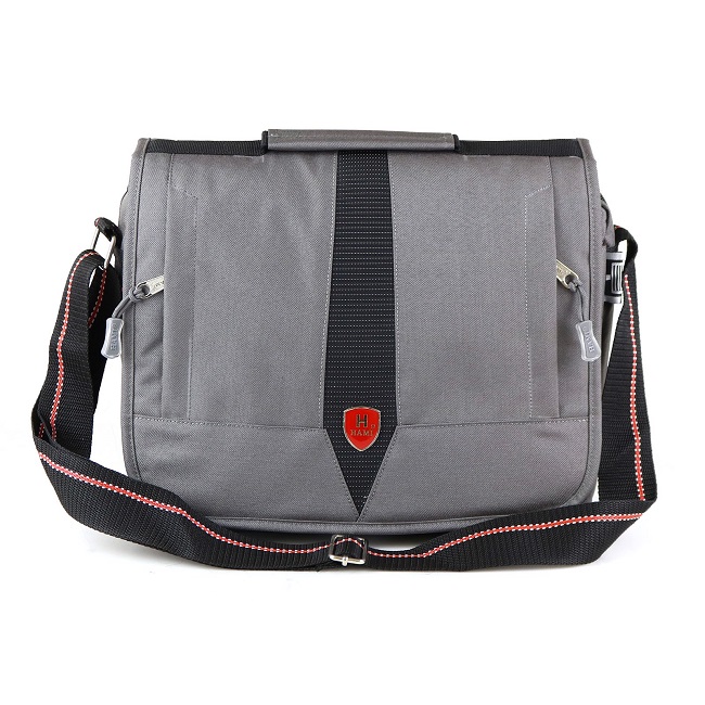 Bolso estudiantil Hami gris
