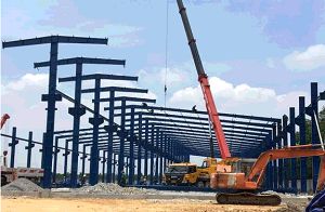 Construcción de fábrica