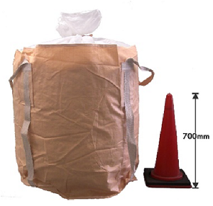 Bolsa redonda jumbo con boquilla de llenado