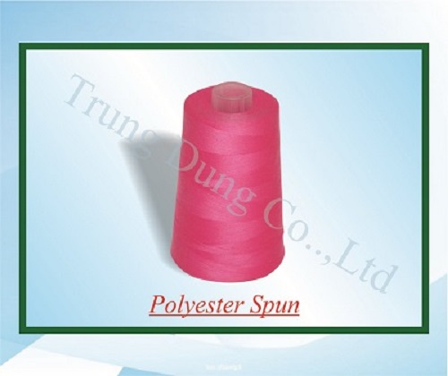 Hilo de coser de poliéster hilado