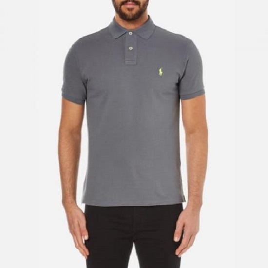 Camiseta de cuello de banda estilo polo
