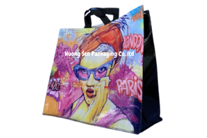 Bolsa de compras tejida PP