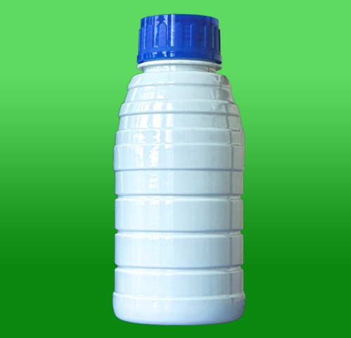 Botella de plástico PET acanalada de 500 ml, diámetro de 43 mm.