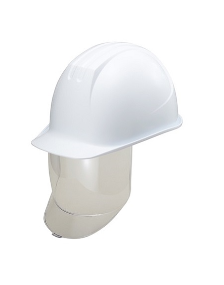 Gorra anti-química con escudo