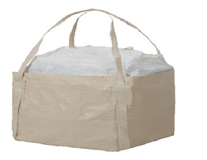 Bolsa cuadrada jumbo con tapa