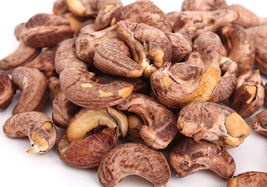Nueces de anacardo exportadas