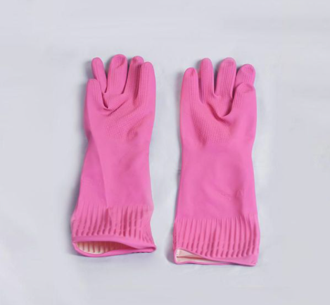 Guantes de seguridad rosados
